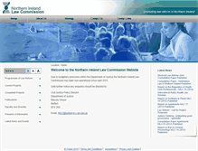 Tablet Screenshot of nilawcommission.gov.uk